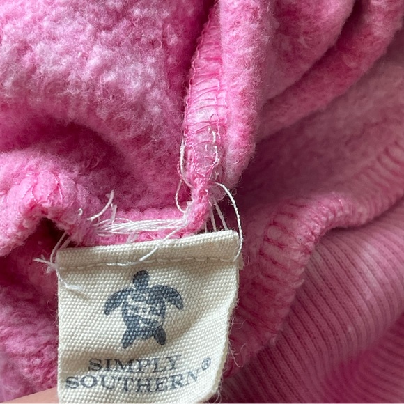 Simply Southern L pink tie dye sweatshirt - Picture 8 of 16